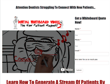 Tablet Screenshot of dentalwhiteboardvideos.com